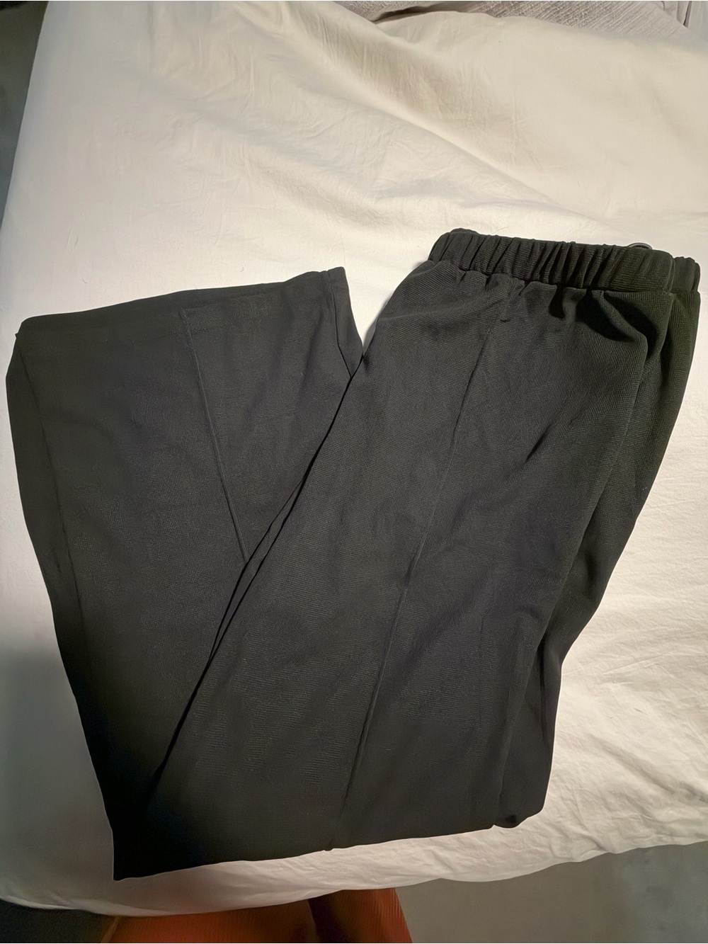Women’s Maternity Black Elastic Waist Pants